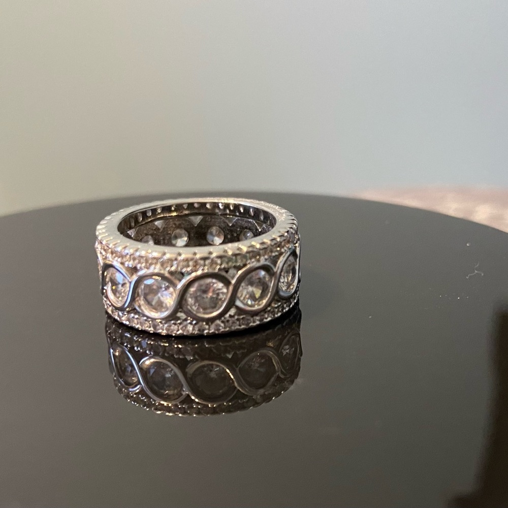 Swarovski and Sterling Silver band